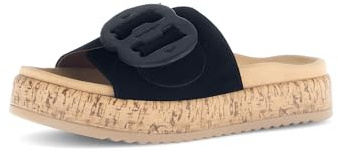 Gabor Damen Pantoletten, Frauen Slipper,Best Fitting,Backless Slipper,Gartenschuhe,Sommerschuhe,sommerclogs,Sandalen,Mules,schwarz,41 EU / 7.5 UK