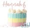 Suzu Papers Cake Topper Geburtstag Name personalisiert - Tortenstecker mit Wunschname und Zahl - Tortendeko 1. Geburtstagsfeier Kindergeburtstag und Erwachsene (Roségold Spiegelacryl)