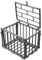 VICASKY Plastic Small Cage Ornament Miniature Model for Hamster Cages for Early Learning Toys