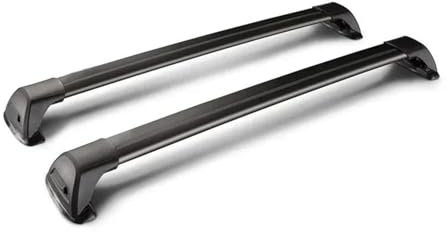 Baca Coche para Serie 3 E46 3 Puertas Hatch 2000-2004 Barras Techo Barras Laterales Rieles Transversales Portaequipajes Cinturón Seguridad Bloqueo Baca Coche Portaequipajes(Negro)