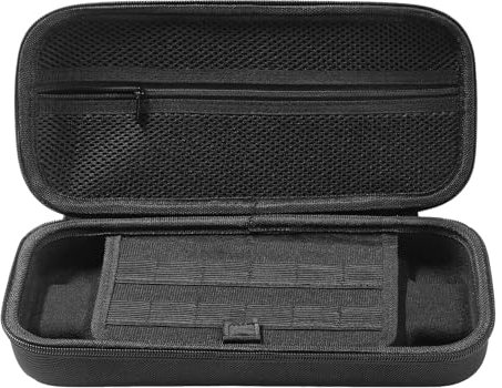 TUCANA Carry Pouch Case Compatible with Nintendo Switch 2 (2025), Switch 2 Portable Hard Travel Case with Pockets and 20 Game Cartridges for Switch 2 Accessories (Black)