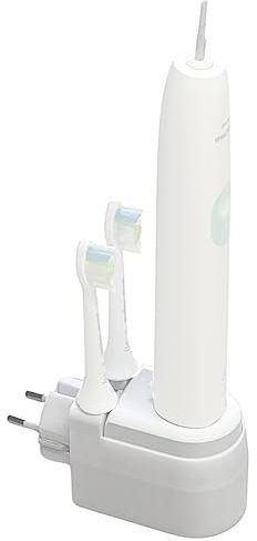 Wandhalterung – Kompatibel mit Philips Sonicare HX6100 Ladegerät, robuste Steckdosenhalterung, Made in Germany, Weiß