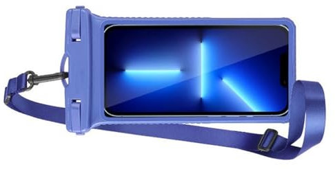 CQEAZ Impermeabile Cassa Del Telefono Tocco Sensibile Titolare Per Il Telefono 16 15 14 13 e più IPX8 Sacchetto Asciutto Spiaggia Essenziale Colore Opzionale impermeabile Manica Viola