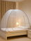 Toemics Pop Up Mosquito Net for Bed Foldable Mosquito Tent with Encrypted Mesh Portable Travel Bed Canopy for Indoor & Outdoor Camping Queen Size (Gray)