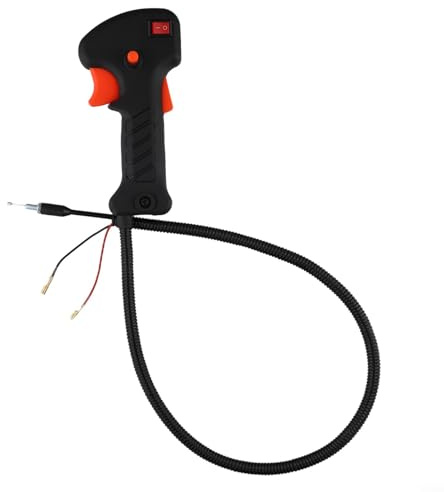 MoSundi Motorsense Gasgriff Schalter Steuerkabel Montage für Rasentrimmer Eater Grasschneider 26cc 33cc 43cc 52cc mit 80cm Länge Kabel 19mm Rohr