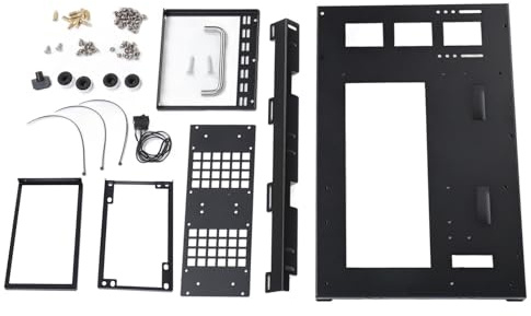 Yosoo Health Gear Open-Air-Computergehäuse-Prüfstand, Unterstützt ATX-M-ATX-ITX-Motherboard, GPU in Voller Höhe Bis zu 256 Mm, 360-mm-Kühlermontage, für PC-BAU, Tests und Wartung
