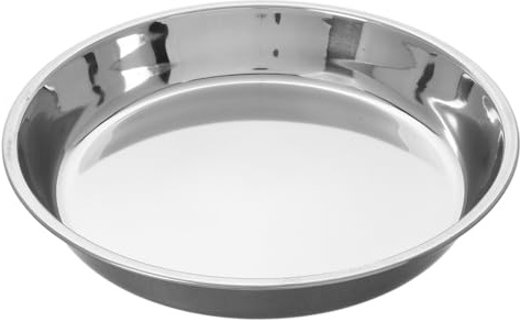 POPETPOP Charcoal Grill Pan Ash Tray Easy to Clean for Stainless Steel Round Tray Korean Style BBQ and Large Capacity and Foldable Multifunctional Design, Silver Camping Grills