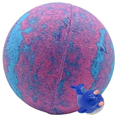 Palline Da Bagno Per Le Bambine con Docciaschiuma a Fragranza Duratura | Palline da Bagno Fatte a Mano con Giocattolo per Bambini Bambine Compleanno Vacanza Relax Spa e Benessere