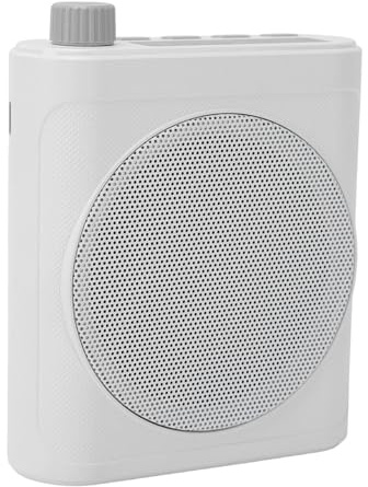 TIKATARER Amplificatore Vocale Wireless, Microfono Wireless Amplificatore Vocale da 15 W, di Microfono da Bavero Ricaricabile, Altoparlante Portatile con Lavalier Magnetico, Ideale per Insegnanti e