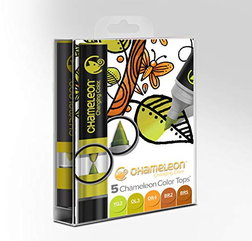 Chameleon Art Products - 5 Color Tops; Farbe zu farbmischungen; Erdtöne