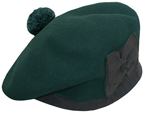 Maze Wool Balmoral Bonnet – Traditional Scottish Piper Hat