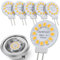 G4 LED 24V 28V 2 Watt ersatz für 20W Halogen Glühbirne - G4 Mini LED Warmweiss Rund - G4 Stiftsockel LED Lampen Birnen - G4 Einbaustrahler Einbauspot Spot Birne - G4 Stiftsockellampe 2W - 6er