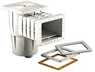 Kripsol Skimmer Piscinas Liner o Poliester Boca Standard Cerco Cuadrado ABS Blanco
