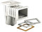 Kripsol Skimmer Piscinas Liner o Poliester Boca Standard Cerco Cuadrado ABS Blanco