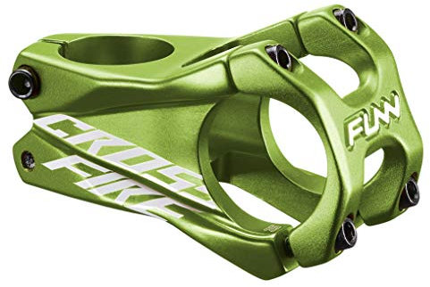 Funn Crossfire Mountainbike Vorbau mit 35mm Lenkerklemmung - Langlebiger und Leichter Legierungs-Vorbau für Mountainbike und BMX-Bike, Länge 50mm Vorbau (Grün)