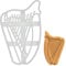 Harfe Ausstechform, 1 Teil, Bakerlogy