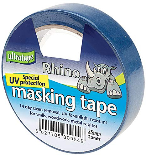 UltraTape 50MM X 50M Blue UV Resistant Masking Tape