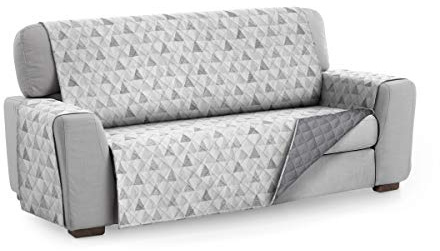 Textilhome Copridivano Malu 4 Posti (200cm) – Salvadivano Trapuntato Reversibile Universale, Protezione Antigraffio, Fodera Imbottita per Divano, Colore C/2