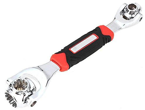 Chiave universale 48 in 1 Chiave a bussola 6 punti, 12 punti, torx, bulloni quadrati danneggiati e qualsiasi dimensione standard o metrica universale riparazione auto