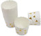 Frau WUNDERVoll® 100 Muffin BACKFORMEN Wimpelkette Gold Durchmesser 6,1 cm/Muffinbackform, Muffinform, Backformen, Backförmchen, Cupcake Formen, Muffin Förmchen Papier