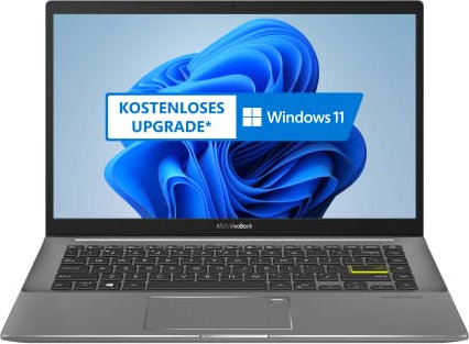 ASUS VivoBook S14 S433IA-HM756 - Ordenador portátil de 35,5 cm (14 pulgadas, Full HD, 1920 x 1080, nivel IPS, 400 nits, mate) (AMD Ryzen R5-4500U, 8 GB RAM, 512 GB SSD, AMD Radeon R3 Graphics, Win10