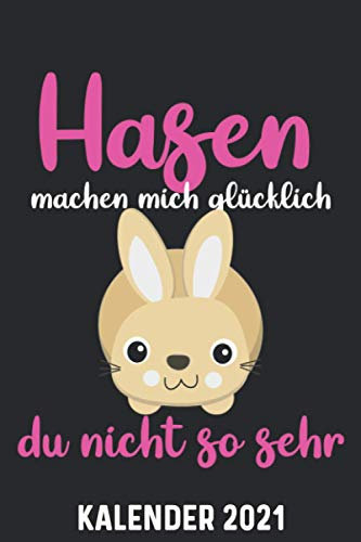 Kalender 2021 A5 Hase du nicht so sehr: 1 Woche 2 Seiten – Terminplaner 2021
