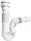baanio - Sifone Estensibile in plastica ABS Bianca | Compatibile con lavabo e Bidet | Facile Installazione | 270/740 mm, Bianco, plastica, Flessibile
