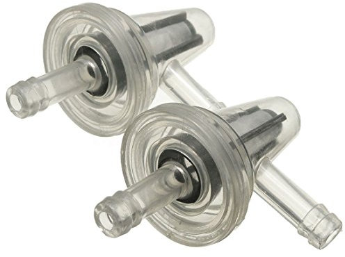 YUPVM 2X Motorrad Snowmobile Clear Inline Gas RECHTE Winkel KRAFTSTOFFFILTER 1/4 6 / 7MM Bike