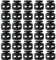 J.CARP 30Pcs Black Plastic Heavy Duty Cord Locks, Double Hole Drawstring Stopper Fastener for No Tie Shoelaces, Hoodies, Pants Closures and More