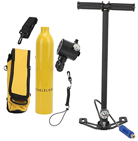 Équipement de Plongée sous Marine, 0.5l Mini Bouteille D'oxygène pour Bouteille de Plongée avec Une Capacité de 5 à 10 Minutes, Portable Plongée Réservoir Kit Mini Réservoir Plongée sous(#2)