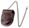 Hemobllo Taschenuhren Etui aus Leder, Gürteltasche Etui, Vintage Taschenuhrenhalter Schützende Taschenuhr-Aufbewahrungstasche Mit Kette Tragbare Taschenuhrentasche