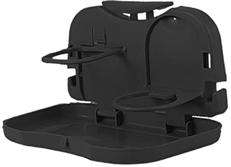 A/R Bandeja multifuncional para asiento trasero de coche, organizador de comida, bandeja de coche para viajes por carretera para niños con soporte para tazas, bandeja de comida y bebidas para comer