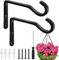Blumenampelhalter Pflanzenhalterung 2Stk Wandhaken zum Aufhängen Blumenampel Halterung für Vase Vogelhäuschen Pflanze Laterne Windspiel Blume Haus Windspiele