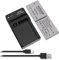 NB-4L Battery HOSAN Camera Battery Set for NB-4L IXY 410F IXY 400F IXY 210F IXY 600F IXY 610F IXUS 50 IXUS 60 IXUS 70