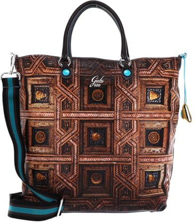 Gabs Leder Schultertasche Umhängetasche Evelyn Basic Shoulderbag Palazzo Mantova braun