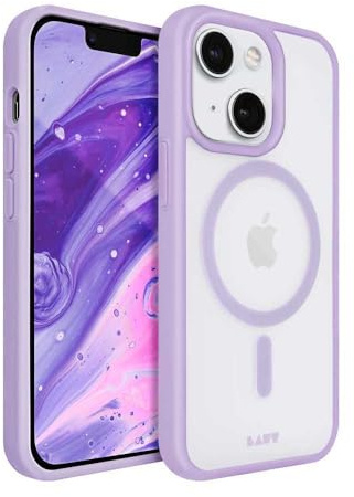 LAUT - HUEX Protect Hülle kompatibel mit MagSafe-Zubehör für iPhone 14 (6.1) - Lavender