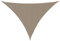 vidaXL Toldo Parasol Lona Protector Solar Sombra de Patio Jardín Terraza Balcón Parque Exterior de Vela Triangular de Tela Oxford Gris Taupe 5x7x7 m