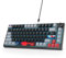 SOLIDEE Tastiera Meccanica Sostituibile a Caldo cablata al 75%,retroilluminazione RGB con interruttore rosso,TKL a 82 tasti,tastiera compatta NKRO con manopola di controllo del volume(82 Dark)