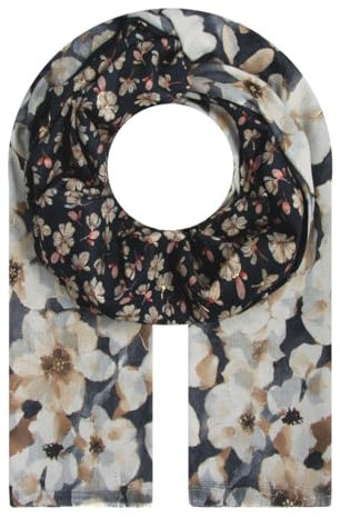 Majea Halstücher Damen Tuch Kopftuch Halstuch Schal Damen-Schal Tücher Stola (880036) (schwarz 3)