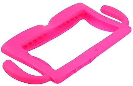 Gatuida Funda De Silicona para Tableta Asas Protección Duradera Y Fácil Agarre Color Rojo Rosa para Niño Niña