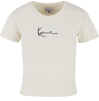 Karl Kani Damen KW-TE011-003-06 Small Signature Essential Short Tee Off White, L