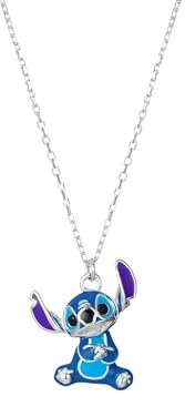 Disney Lilo & Stitch Halskette aus Sterlingsilber für Mädchen, 45 cm