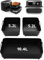 Zimoer Silicone Air Fryer Liner for Ninja Foodi Flexdrawer AF500EU / AF500EUCP, Large Dual Air Fryer Accessories, Including 3 PCS Air Fryer Baskets, 1 * 10.4L+2 * 5.2L