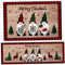 2pcs Küchenteppiche Sets, Weihnachts -Küchenteppichsets von 2 Gnome Themen -Weihnachtsteppich Non Slip Kitchen Teppiche Winter Frohe Weihnachtsdekorte Teppich für Küche, Stil 1, Weihnacht Teppich