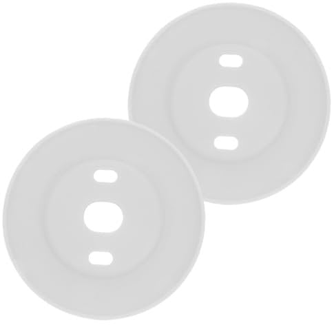 LIFKOME 2pcs Thermostat Wall Plate Cover Kit Trim Plate for Nest Thermostat Easy to Install for Decor
