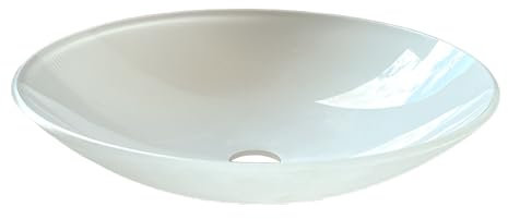 Ersatzglas Lampenglas Ø 182 mm – Satiniertes Glas für Pendelleuchten – Weiß Milchglas – Leuchtenglas Skyglas - Lampenersatzglas