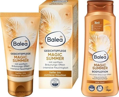 Gesichtscreme Magic Summer (50 ml) + Bodylotion Magic Summer (400 ml) + PurLife Sticker
