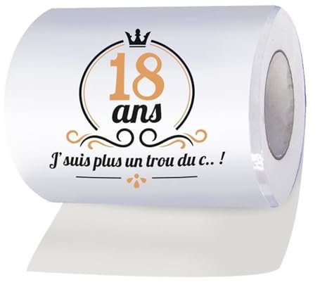 Rouleau de Papier WC Humoristique/PQ Royal (18 ans)