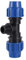 Raccordi for Tubi di Collegamento PE da 1 Pezzo, 20 mm, 25 mm, for Tubi Filettatura Maschio da 1/2 a 3/4, Raccordo a T di riduzione.(1/2)