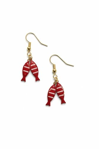 perela Fisch Ohrringe - Maritimer Schmuck - Angel Damen Ohrhacken - Geschenk - Urlaub